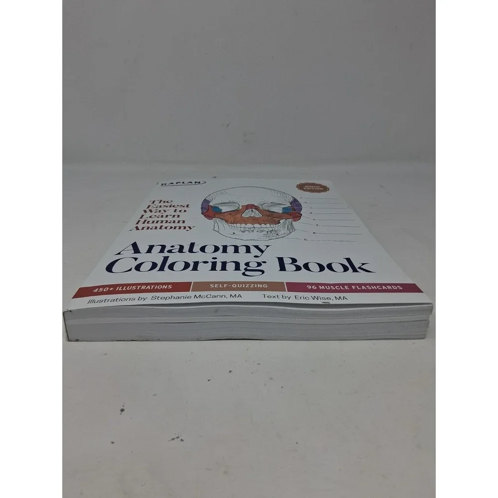 Kaplan Medical Anatomy Coloring Book- Brand New Never Used 9th Edition